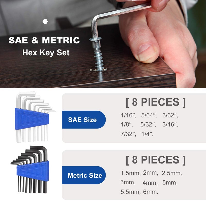 Prostormer Magnetic Screwdriver Set, 79-Piece Multi-Purpose Slotted/Phillips Screwdriver Kit with Precision Screwdrivers, Allen Wrench Set and Screwdriver Bits for DIY and Repair Works - Image 5